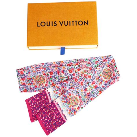 louis vuitton floral scarf